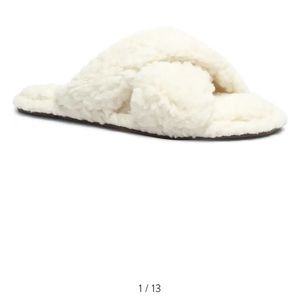 SCHUTZ  Dynora Faux Shearling Slipper